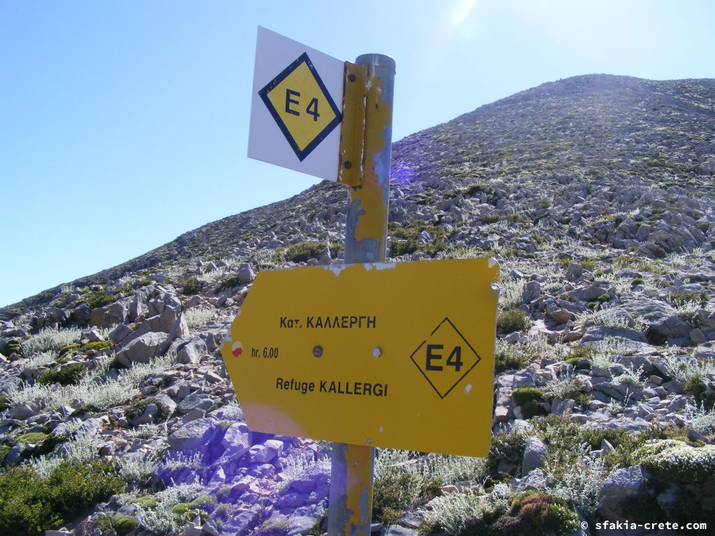 Photo report of two mountain walks in Sfakia, Crete, June 2008